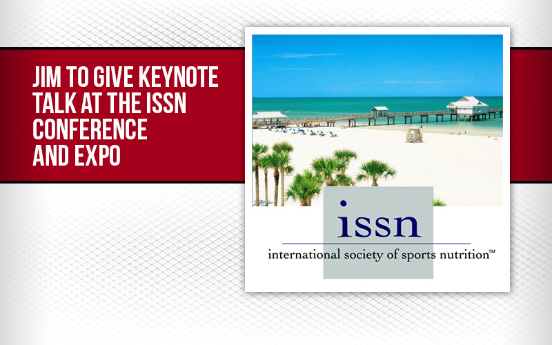 Jim to Give Keynote Talk at the ISSN Conference and Expo