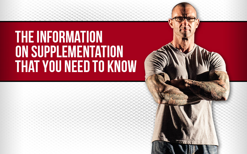 The Information On Supplementation That You Need to Know