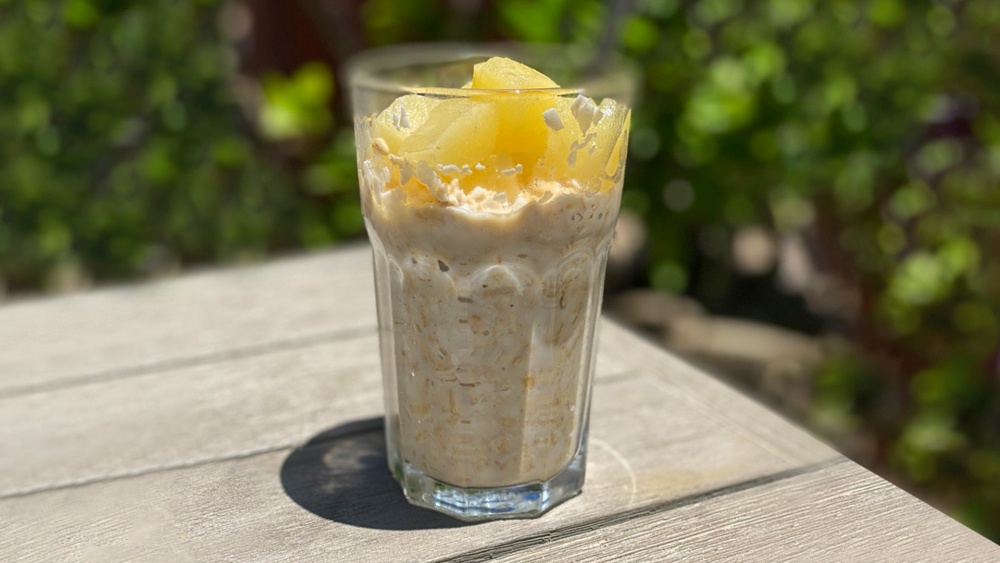 Pineapple and Coconut Overnight Oats