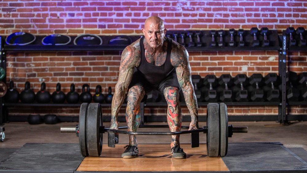 hex bar deadlift