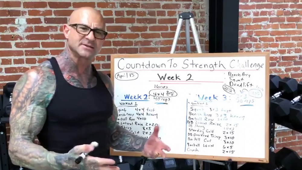 Countdown to Strength Challenge Week 3 Live Tutorial Transcript